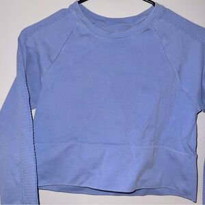 Aerie Offline Cropped Winter Seamless Gym Top